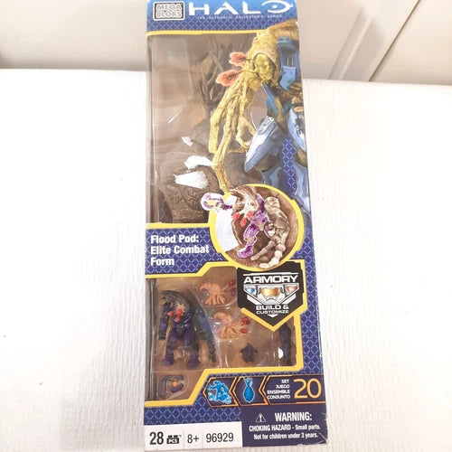 NEW Halo Mega Bloks 96929 Flood Pod Elite Combat Form Armory Build blocks 2011