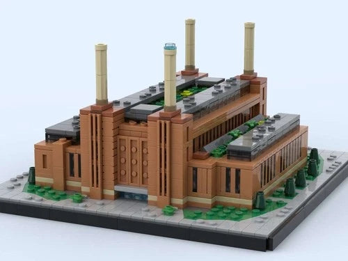 MOC-208144 - Battersea Power Station building blocks Toys Christmas gift
