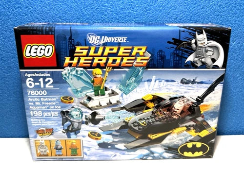 LEGO DC Comics Super Heroes Arctic Batman Vs Mr. Freeze Aquaman on Ice NEW 76000