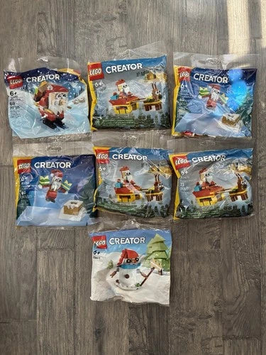 Lego Christmas Polybag Lot SEE DESCRIPTION