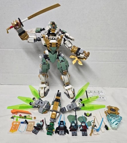 MEOW NINJAGO 70676 Lloyd's Titan Mech 99% COMPLETE All Builds & Minifigures