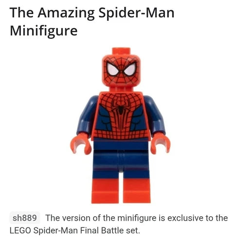 LEGO Spider-Man Pack sh778 sh892 sh889 No Way Home Minifigures 76261 *BRAND NEW*