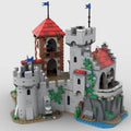 MOC-150482 Odd Castle by the Sea, Castle Keep Modular Building 1527 Pieces MOC