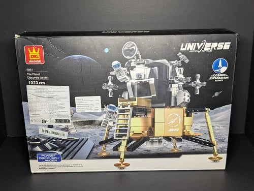 WANGE 5851 Planet Discovery Lander Building Blocks Space Exploration In Open Box