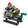 Mini V8 Engine Building Blocks Set 615 Pieces Mechanical Desk Display Model