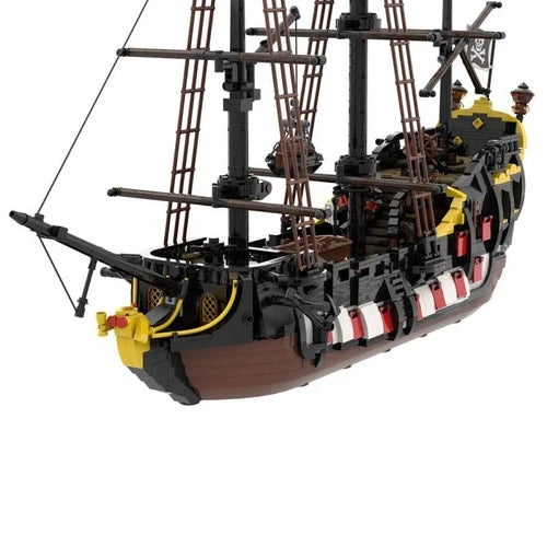 Modubrix MOC-166879 Medieval Barracuda-ship 3394 Parts for Collection