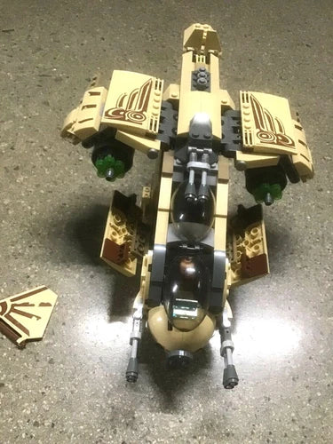 LEGO Creme Brown Vehicle Ship with figure May not be complete?
