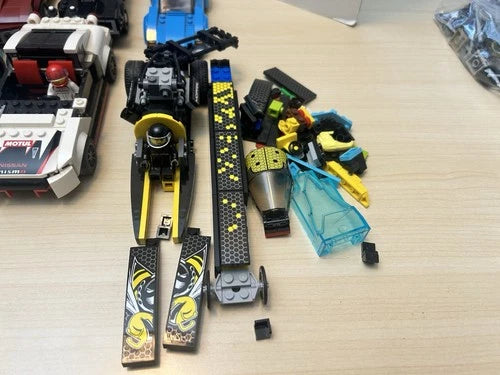 LEGO Speed Champions Car Lot 15 Vehicles - Ferrari Porsche McLaren Nissan Racing