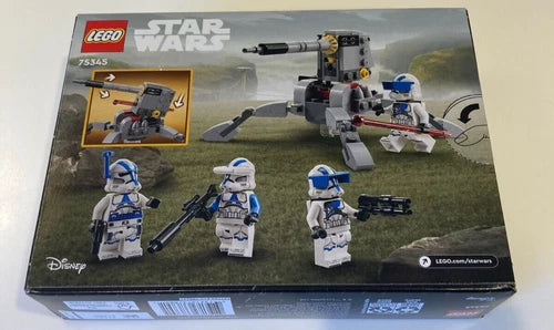 LEGO 75345 STAR WARS 501ST CLONE TROOPERS BATTLE PACK MISB