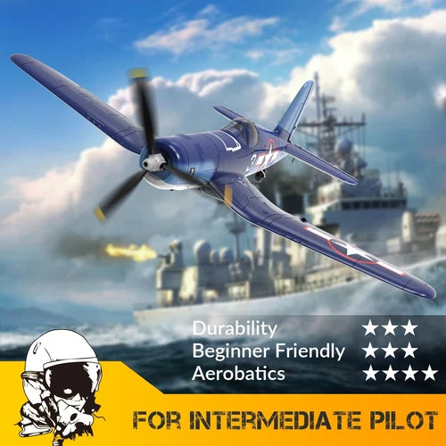 Volantex F4U RC Airplane 2.4Ghz Fixed Wing EPP 6-Axis Gyro Aerobatic RTF Fighter
