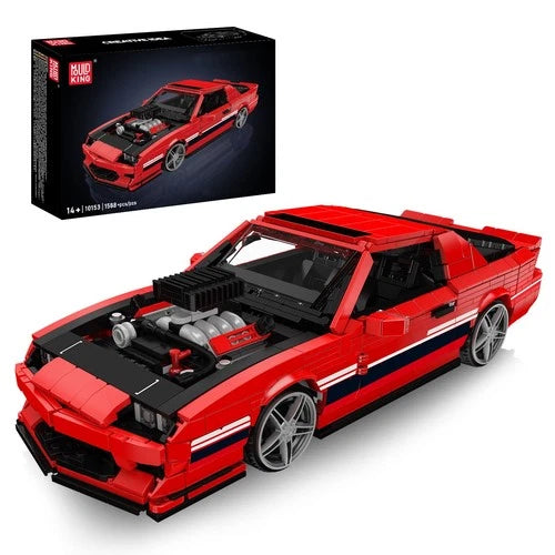 Mould King 10153 V8 Street Racer Car Building Blocks 1588PCS Exposed Supercharge