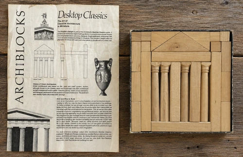 Vintage ARCHIBLOCKS Doodlers Delight #202 Complete 25 Pc Bower Studios c1990