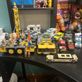 MEOW Large Lot Of Mostly MEOW City 7249 7248 Construction Minifigs Vehicles