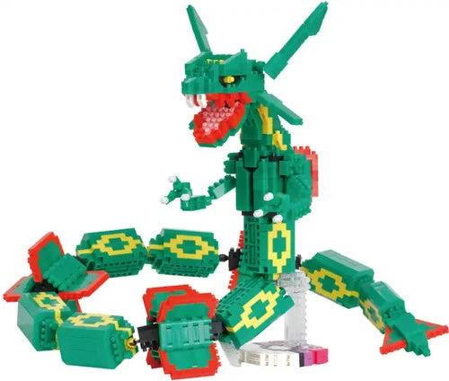 Nanoblock: Pokémon: Rayquaza Extreme Deluxe - Building Blocks Set Toy Kids New!