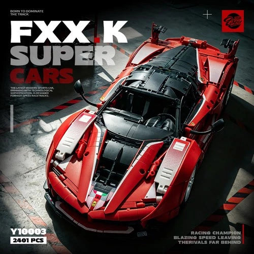 Technic 1:10 FXX K EVO Supercars Building Blocks MOC 1889 Pieces