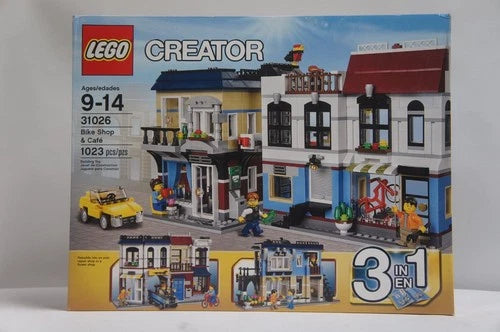 MEOW Creator 31026 Bike Shop & Cafe 3 in 1 Building Set Sealed Retired Factory