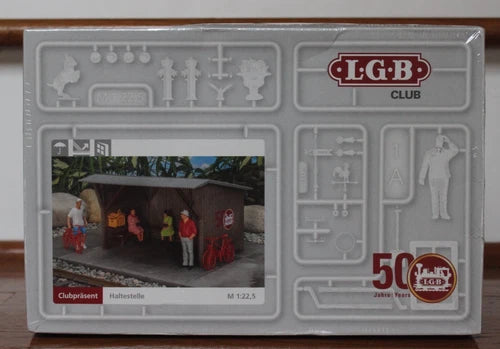 LGB G Scale Stop/ Shelter Building Kit Model Train Special Edition - NEW