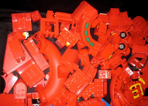 Bundled Lot DUPLO Bricks & Blocks RED