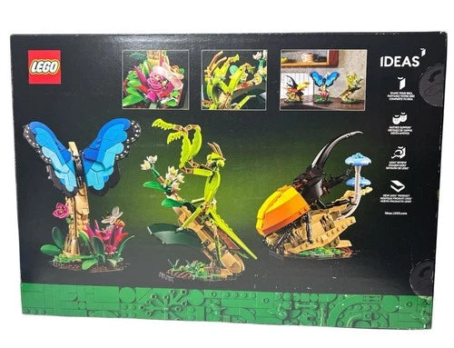 LEGO® IDEAS The Insect Collection 21342 Retired New Complete Factory Sealed Box