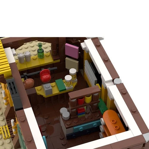 BlockNova Beach Bar & Surf Shop 932pcs Building Bricks Construction Toy