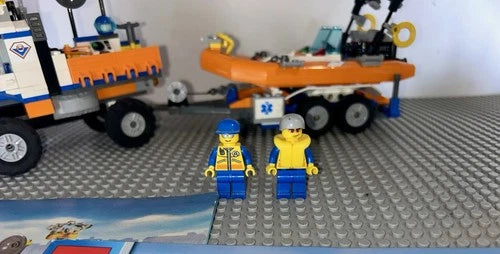 Lego City Coast Guard Lot Of 2 Sets: 7727/7737: