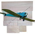 DH Hummingbird 50" WS RC Airplane Kit Laser Cut Balsa & Ply Short Kit W/ Plans