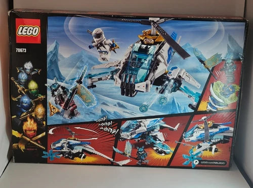 MEOW NINJAGO 70673 ShuriCopter Retired New Sealed Complete Box Zane Jay FS Vex