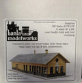 Banta Model Works 2089 HO Scale Silverton Depot Building Laser Cut Wood Kit