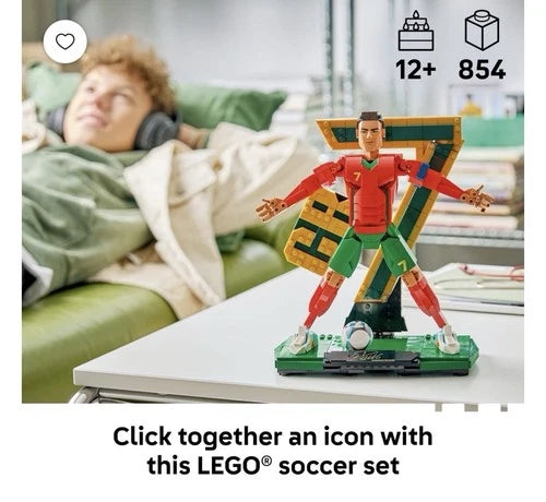 LEGO Icons CR7 Cristiano Ronaldo 2-in-1 Collectors Set 66823 1344 pcs