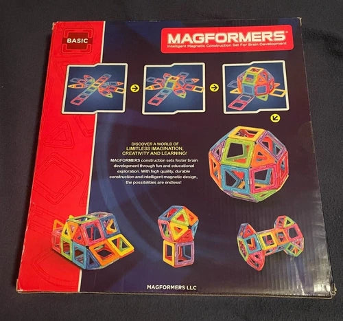 Magformers 62-piece Basic Set - NIB