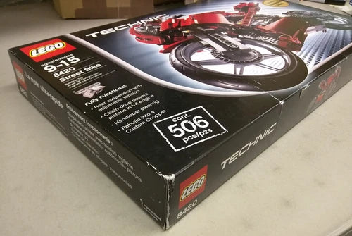 LEGO Technic 8420 Street Bike NEW Racing Motorcycle Chopper Shocks Steering