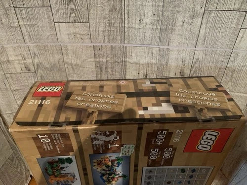 Lego Minecraft (21116) Crafting Box, Sold Out/Retired, Factory Sealed, NEW