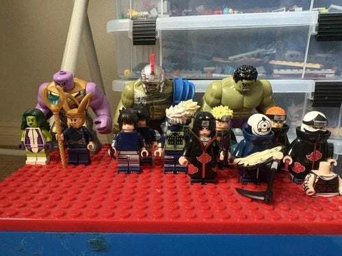 HUGE RARE LEGO MARVEL SUPERHEROES LOT + NARUTO!!!