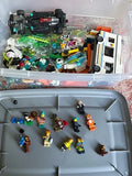 LEGO Bulk Lot with Minifigures & Vehicles - Mixed Bricks Estate Bundle