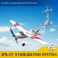 3CH Remote Control Airplane 6-Axis Gyro Stabilizer Aircraft Red W/ 2 Batteries.