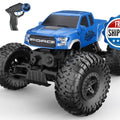 DOUBLE E Ford Raptor F150 RC Car 4WD 11 Inches - Blue