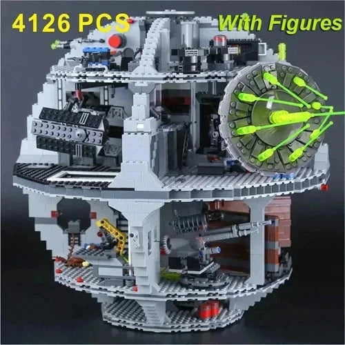 NEW 4016PCS Death Star Creative Model Building Blocks Set WITH ALL FIGS
