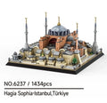 1434 Pcs Hagia Sophia Building Block Toys Set World Architecture Eid Gift