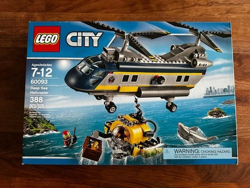 LEGO City Deep Sea Helicopter (60093) NEW, RARE