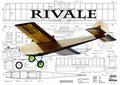 Rivale Sport Model 30" WS RC Airplane Laser Cut Balsa Short Kit