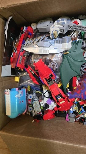 MEOW Bulk Lot 22.4 lbs Mixed Bricks Parts Ninjago Batman Friends Technic As-Is