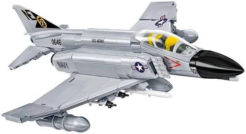 COBI F-4 Phantom II Aircraft Carrier Model Plane Building Block Set # 5897