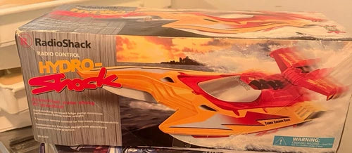 RadioShack Hydro-Shock RC Electric Catamaran Boat Red/Yellow MPN 60-4263
