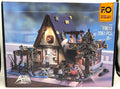 FUNWHOLE A-Frame Cabin F9013 Building Set w/ Lights 2061 Pieces Complete
