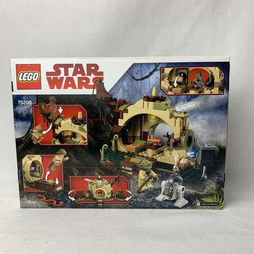 Lego Star Wars Yoda's Hut 75208 New Sealed 229 pcs 3 Figures 2018 Retired
