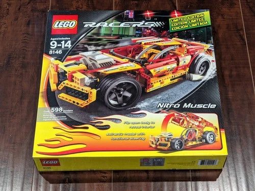 NIB LEGO #8146 race car - retired - brand new - sealed