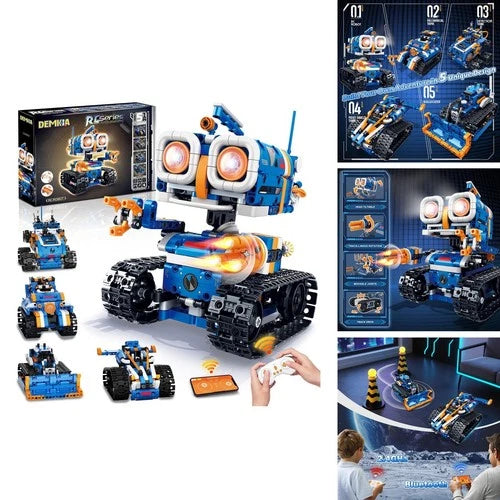 Demkia KB7139 STEM Robot Building Kit APP Remote Control Kids Ages 8-12