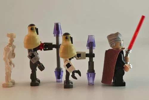 MEOW Star Wars Count Dooku Magna Guard Pilot Droid Minifigure Lot of 4 set 7752