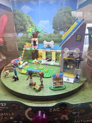 LEGO Rare Store Display For Set 41727 Dog Rescue Center Display Lighted Working