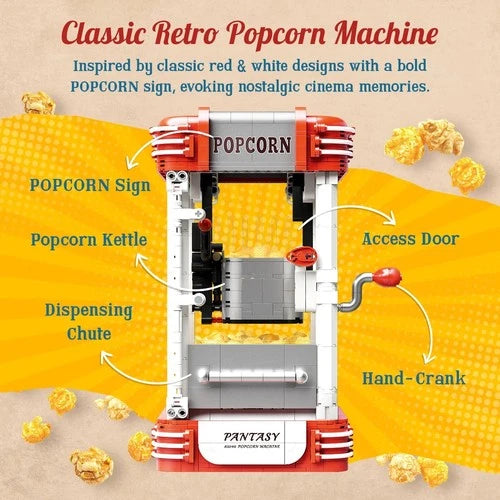 Pantasy Popcorn Machine Brick Set 85046 1201PCS